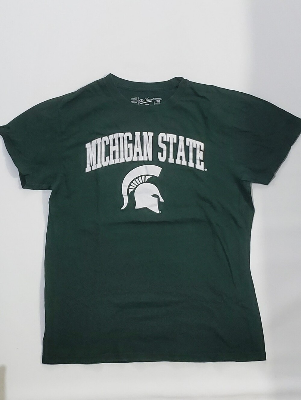 Michigan State University Spartan Men's Green Graphic Tee